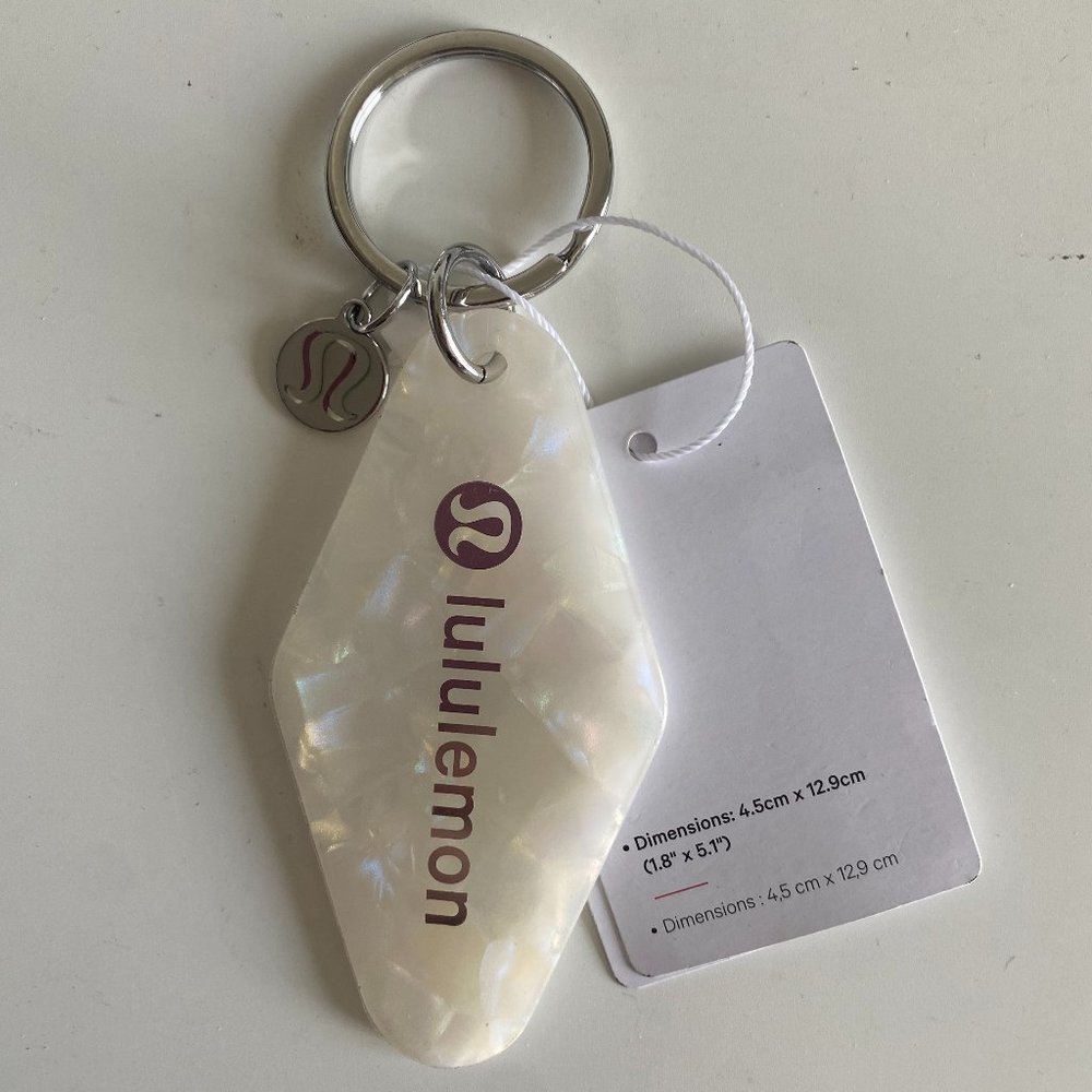 Lululemon Diamond-Shaped Hotel Keychain